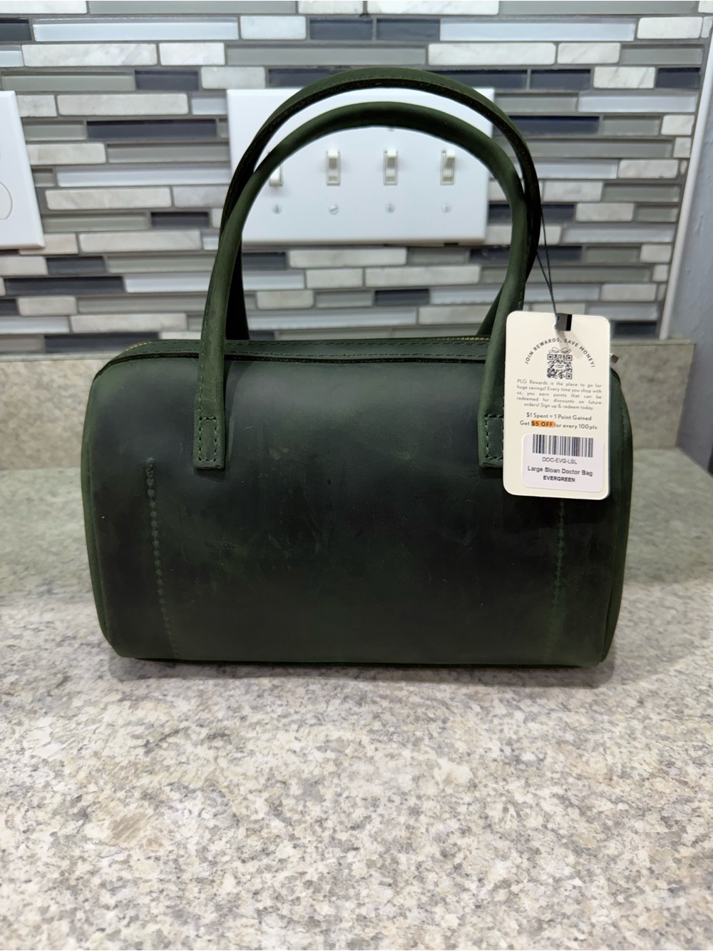 Portland Leather Evergreen large Sloan Leather doctor Bag - Picture 2 of 4